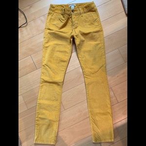Banana Republic Yellow / Mustard Corduroy Pants